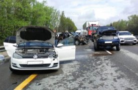 В массовом ДТП в Веневском районе четверо госпитализированы и один погибший