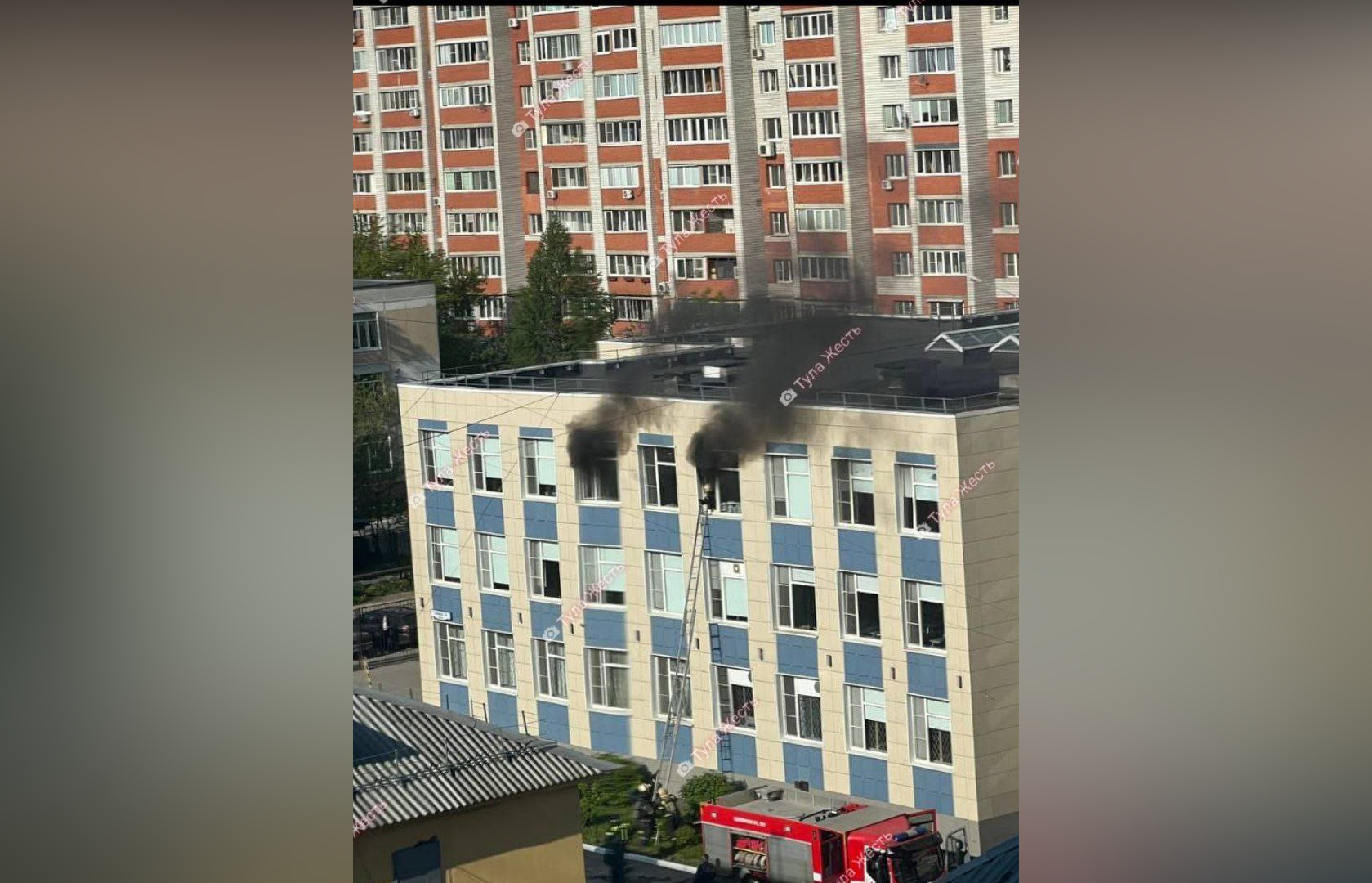 В Туле в лицее № 2 отменили занятия из-за пожара | 16.05.2023 | Тула -  БезФормата