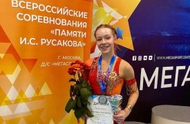 Тулячка Екатерина Анисимова завоевала серебро Всероссийских соревнований по фигурному катанию