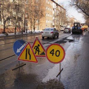 Улицу Первомайскую в Новомосковске Тульской области на 10 дней перекроют для движения 