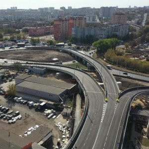 На развязке у нового и Павшинского мостов в Туле изменят организацию движения 