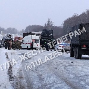 Серьёзное ДТП с фурами произошло на трассе в Веневском районе: пострадали два человека