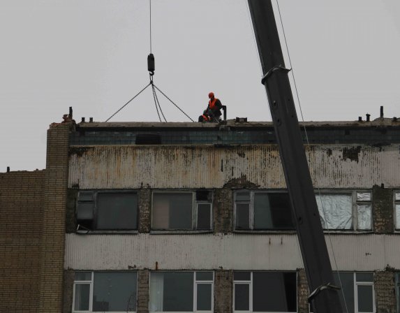 В Туле начали сносить комплекс зданий типографии на улице Ф. Энгельса