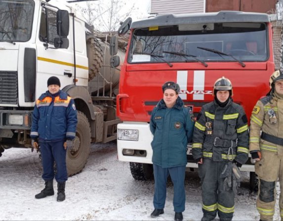 Тульские спасатели показали готовность к весеннему паводку