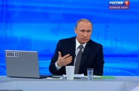 Владимир Путин в ходе прямой линии: рубль укрепляется