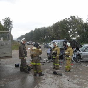 В ДТП на дороге Тула-Новомосковск пострадало 8 человек