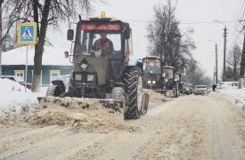 108 единиц техники очищали Тулу от снега