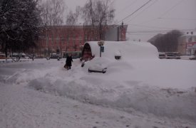 Туляки не успевают соскучиться по снегопаду