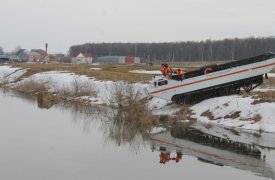 Спасатели Тульской области провели учения на воде с использованием ПТС