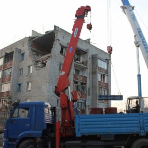 В Ясногорске начали демонтаж пострадавшего от взрыва дома