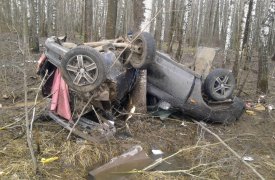 Под Тулой водитель «Лады Приоры» погиб при столкновении с деревом