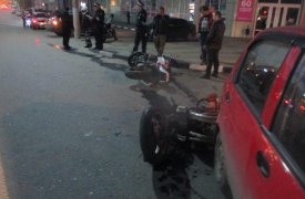 В Туле водитель «Daewoo Matiz» сбил двух мотоциклистов