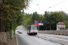 На улице Тимирязева в Туле проходит ремонт трамвайных путей