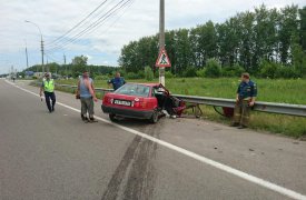 Под Тулой столкнулись «Audi» и «Mercedes-Benz»