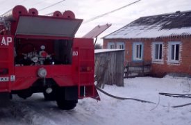 Дело трех минут: в Тульской области сгорела крыша