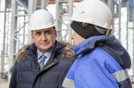 Алексей Дюмин проконтролировал строительство нового комплекса ООО «Тулачермет-Сталь»