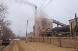 Руководству Новомосковского предприятия, окрасившего снег в красный цвет, внесли представление