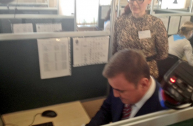 Алексей Дюмин пообщался с туляками по телефону доверия Губернатора