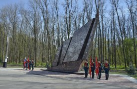 В Туле открыли монумент "Бессмертного полка"