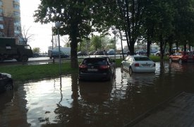 Потоп в Туле: улицы превратились в моря. ФОТО