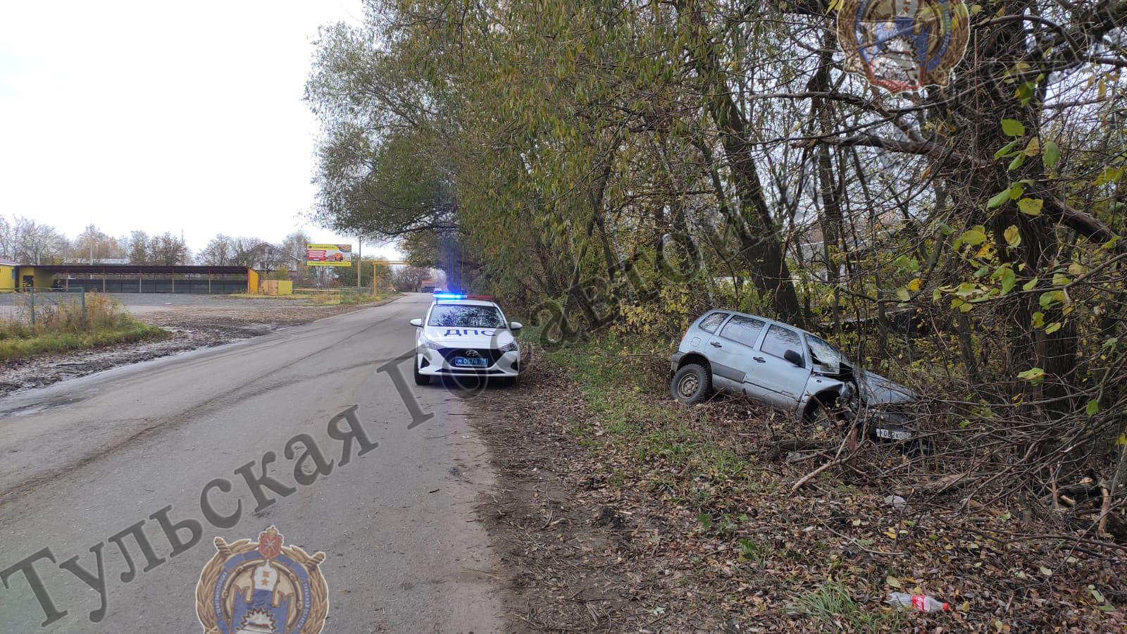 Врезался в дерево: ДТП в Богородицке Тульской области | 24.10.2022 |  Происшествия | Центр71 - все новости Тулы