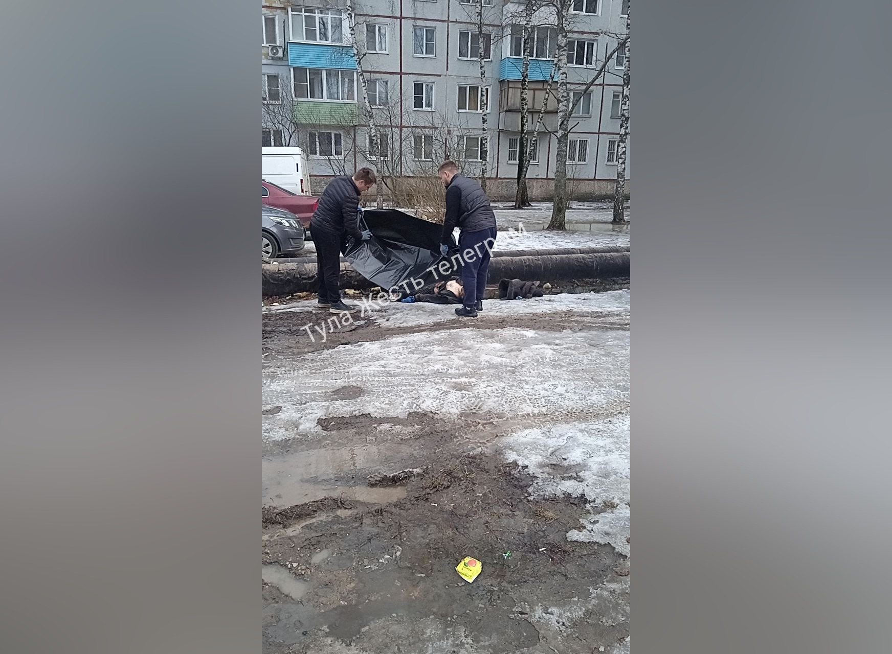 В тульском Заречье во дворе нашли труп мужчины | 18.03.2023 | Происшествия  | Центр71 - все новости Тулы