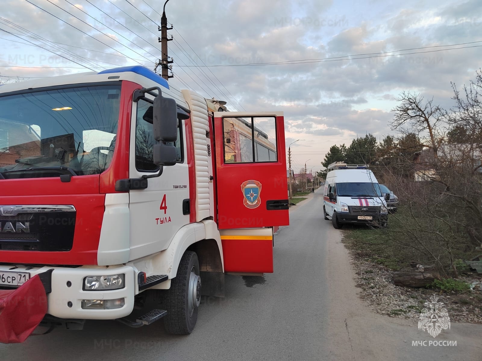 В Туле из пожара спасли одного человека | 20.04.2023 | Происшествия |  Центр71 - все новости Тулы